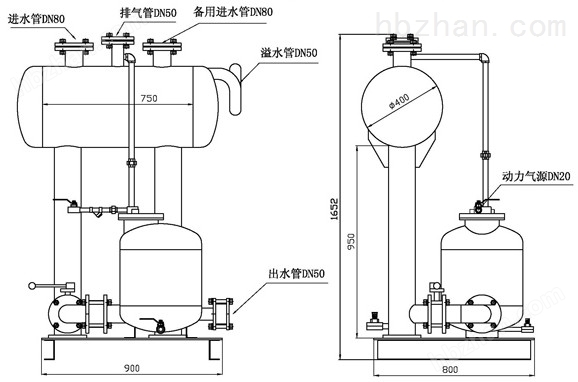 汽动凝结水回收泵机组